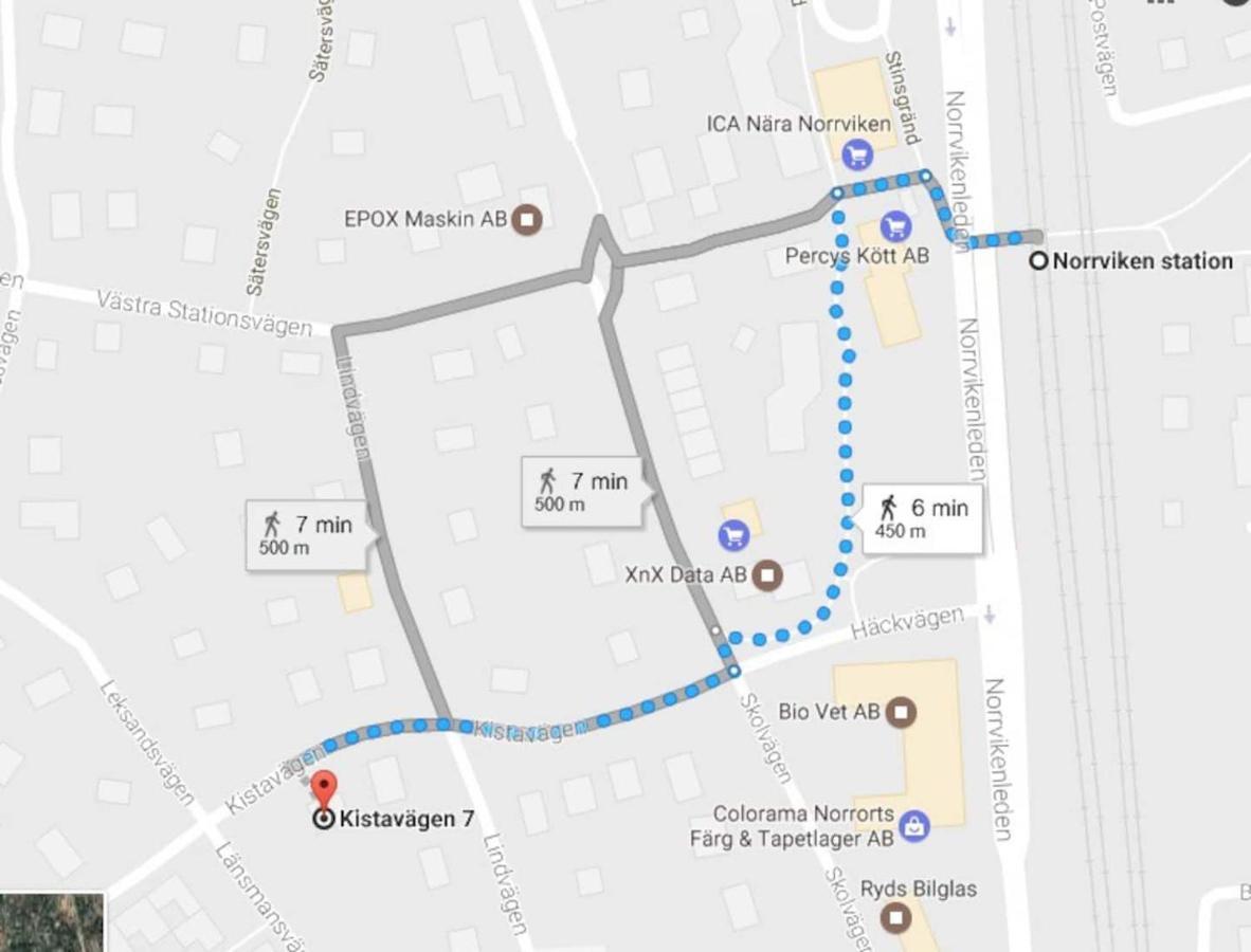 索伦蒂纳Townhouse On Arlanda Stockholm Metro Line - Easy Checkin别墅 外观 照片